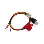 inline fuse DC power wire harness with blade fuse holder for automotive electrical systems