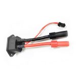 XT150 female connector close up high current cable