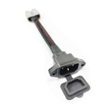 IEC C14 power cable with Anderson connector for battery charging