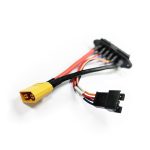 xt90 battery cable with 6.35mm 250 terminal and signal connector