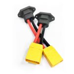 XT90 connector cable with IEC C14 plug for EV battery charging system
