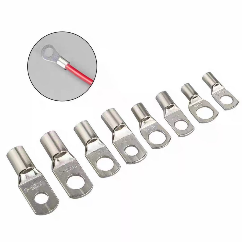C45 pin terminals manufactured from tin-plated copper provide reliable electrical connections for custom wire harness assemblies used in industrial automation, distribution cabinets, and electrical equipment.
